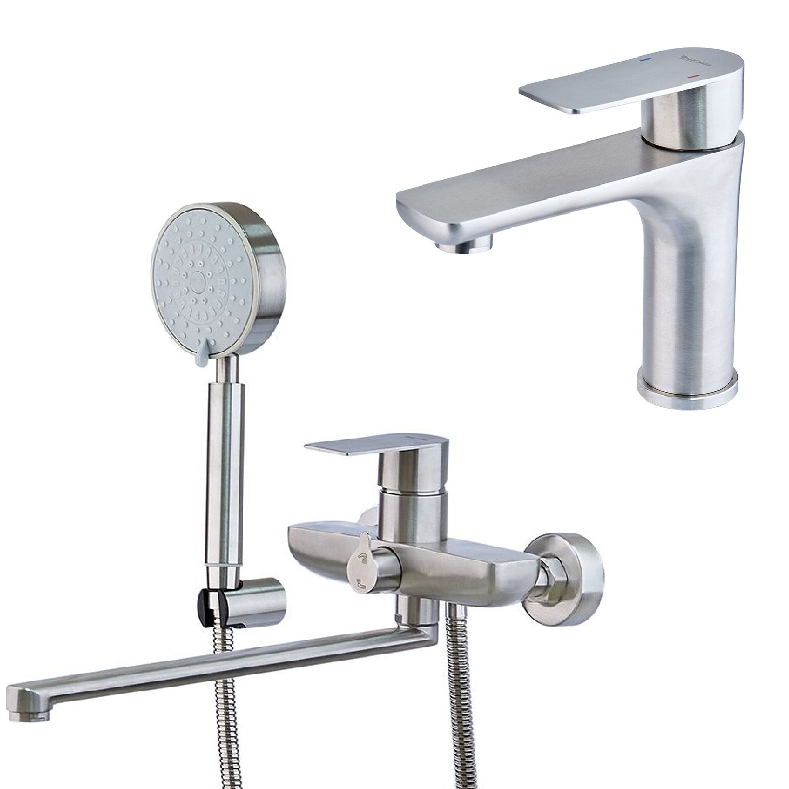 Набір змішувачів для ванни Mixxus WEL-006+ умивальник Mixxus WEL-001