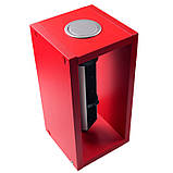 Меблева розетка вертикальна 3х16А, 2хUSB 2.4 А, сріблястий металік, фото 3