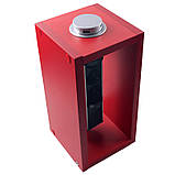 Меблева розетка вертикальна 3х16А, 2хUSB 2.4 А, сріблястий металік, фото 4