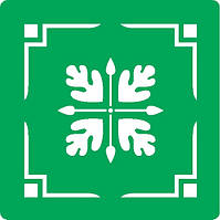 Трафарет багаторазовий самоклейний АЗУ_03, 10х10см