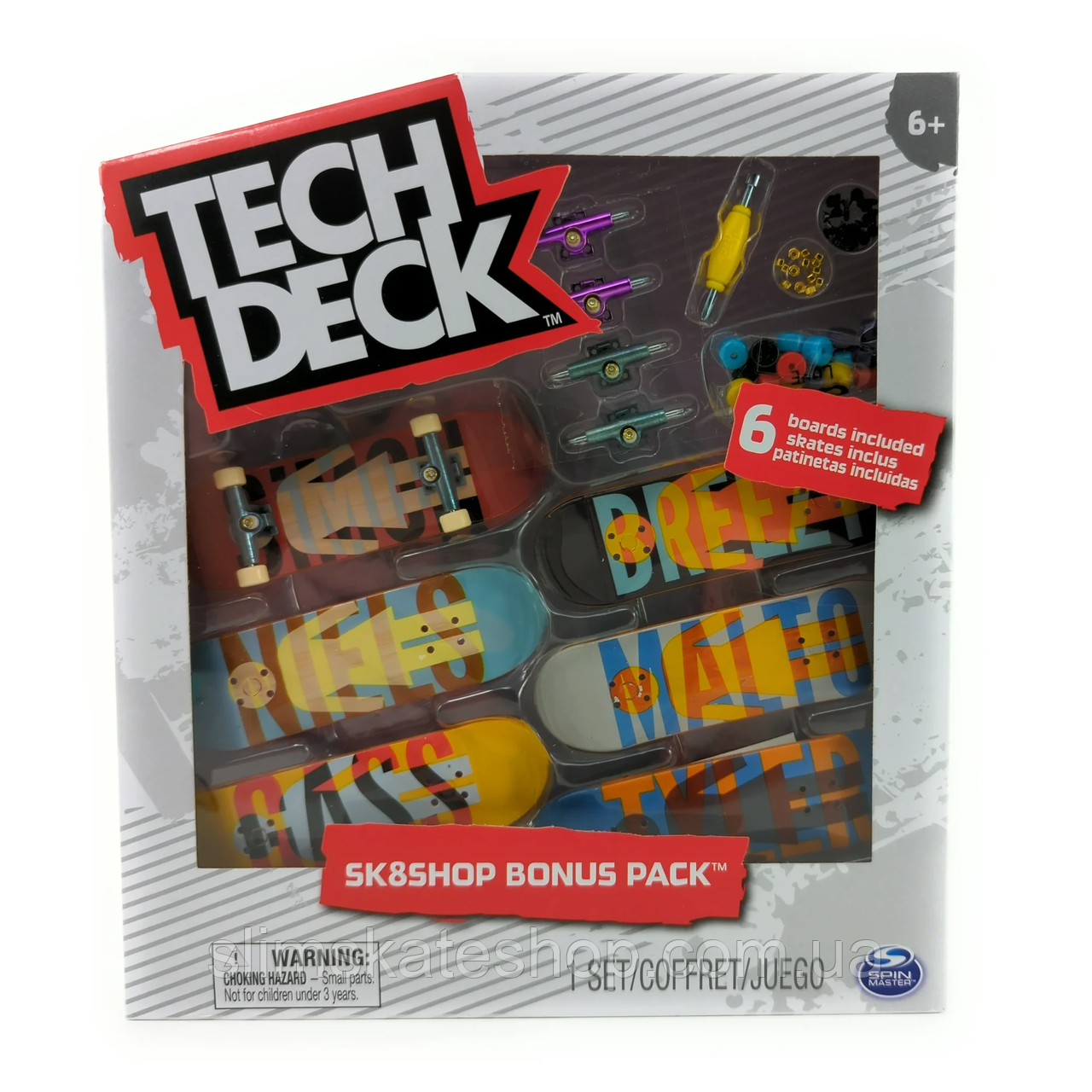 Фінгерборди Tech Deck Girl Sk8Shop Bonus Pack - набір 6 шт
