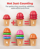 Набір для сортування та рахунку Відро з морозивом (30 шт) (108-653), фото 2