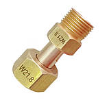 Подовжувач W21,8 для балонів з коміром (права різьба), фото 3