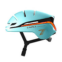 Захисний шолом Livall EVO21 (M) Mint (54-58см), передній та задній ліхтар поворотів та стопів, додаток, Bluetooth, пульт BR80
