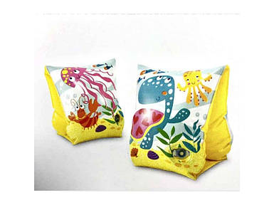 Нарукавники надувні Морські жителі 23-15см 3-6 років 18-30кг 56666 ТМ INTEX FG