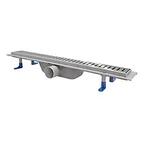 Лінійний трап для душу, Трап душовий із сухим затвором та монтажем у підлогу 600 мм Qtap Dry FA304-600