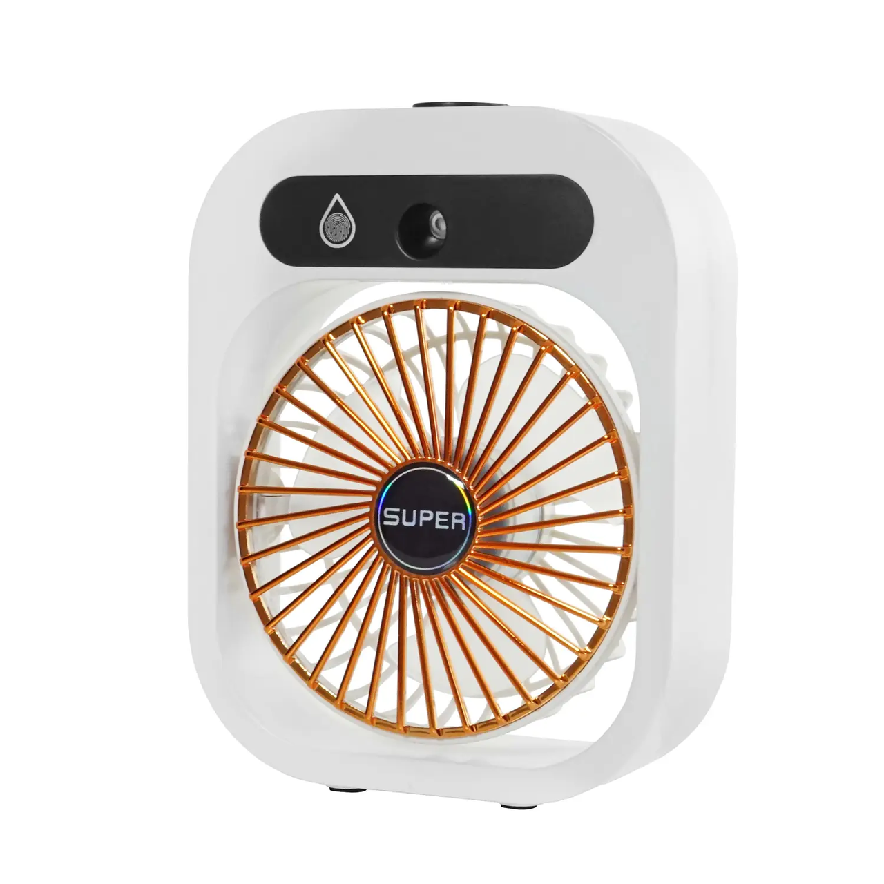 Мінівентилятор зі зволоженням повітря портативний акумуляторний, фото 1