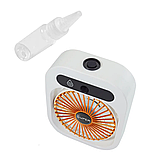 Мінівентилятор зі зволоженням повітря портативний акумуляторний, фото 3