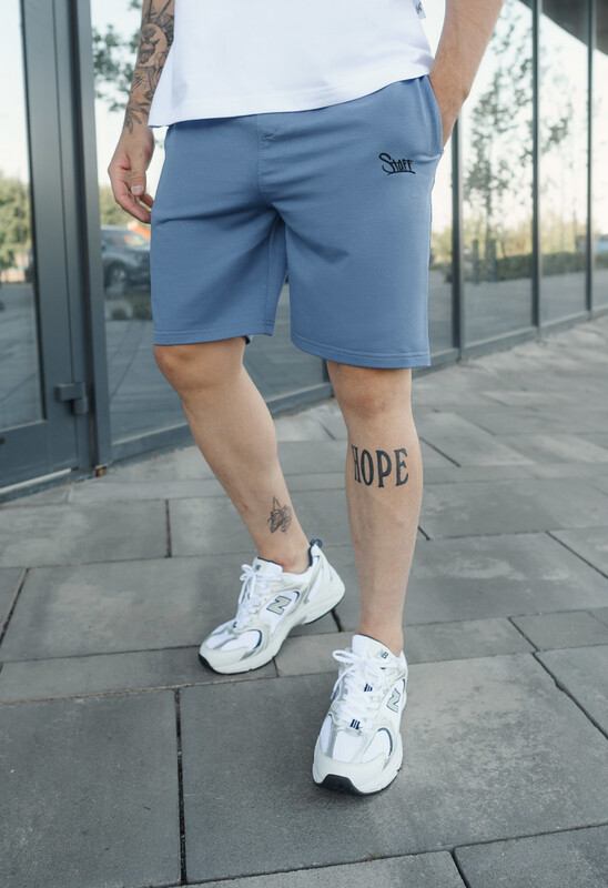 Шорти синього кольору із логотипом Staff blue logo, фото 1