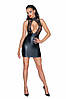 Футболка Noir Handmade F241 Short dress with powerwetlook skirt and tulle top, XXL, фото 6