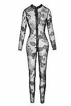 Сітчастий бодистокінг Noir Handmade F237 Long tulle overall, S, фото 6