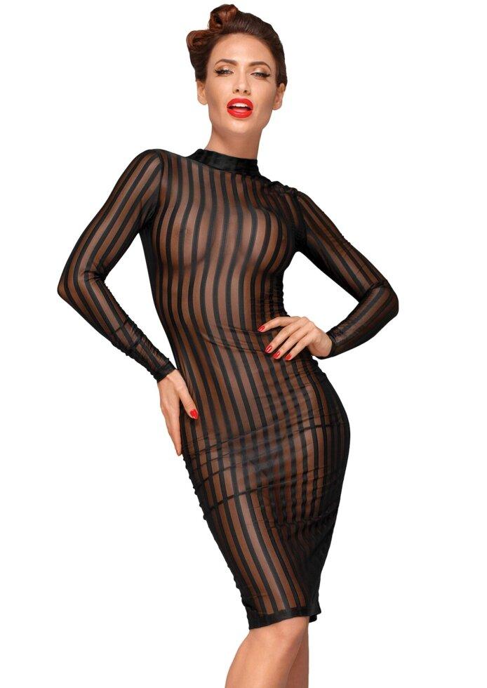 Сукня із мокрим ефектом Noir Handmade F182 Classic dress made of elastic tulle, XL