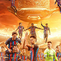 Плакат "Чемпиони ФК Барселона", 60×45см, фото 2