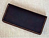 Портмоне гаманець, гаманець "Хвиля "ручної роботи, натуральна шкіра, клатч, фото 2