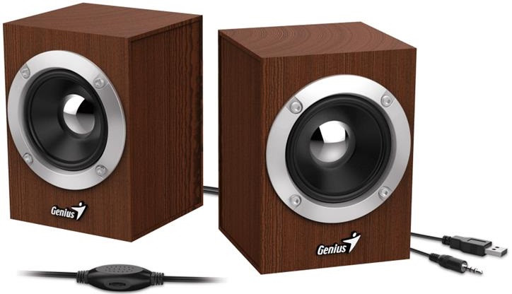 Genius Колонки 2.0 SP-HF280 USB Wood
