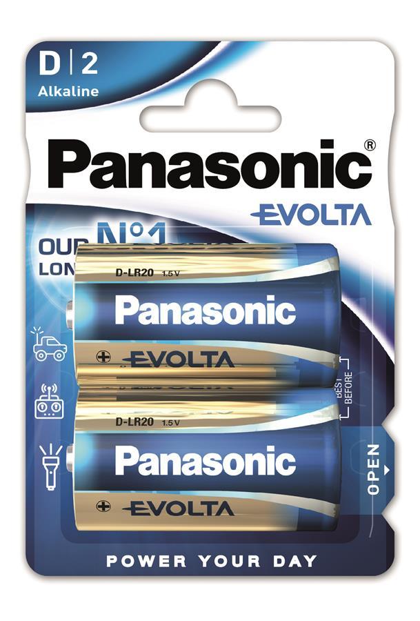 EVOLTA D[Батарейка EVOLTA лужна D(LR20) блістер, 2 шт.] Panasonic