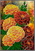 Схема під вишивку бісером "Чорнобривці"