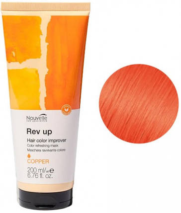 Тонуюча маска для підтримки кольору Nouvelle Rev Up Color Copper 200 мл, фото 1