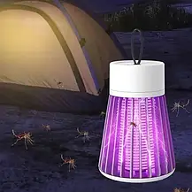 Лампа-ловушка для комарів побутова із зарядкою Usb, Електрична лампа пастка для комарів, фото 5