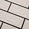 Самоклеюча декоративна 3D панель цегла контраст біло-чорний 680x680x4 мм, фото 2
