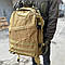 Тактичний військовий армійський рюкзак на 35 літрів. Койот, фото 2