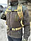 Тактичний військовий армійський рюкзак на 35 літрів. Койот, фото 3