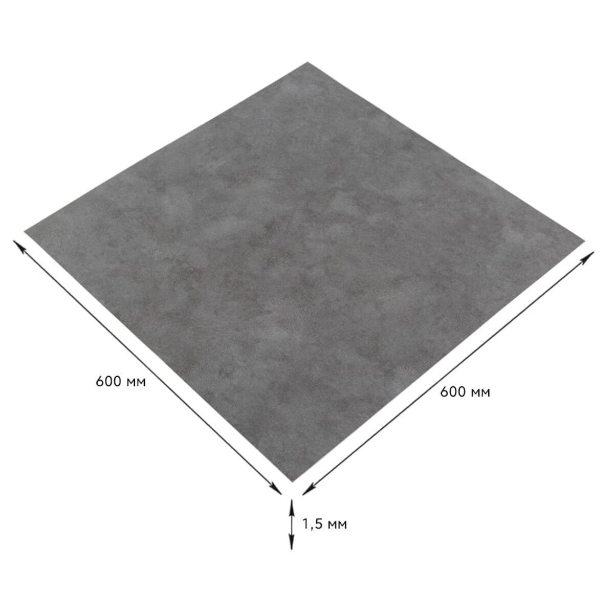 Самоклейна LVT плитка 600*600*1.5mm (D) SW-00001595