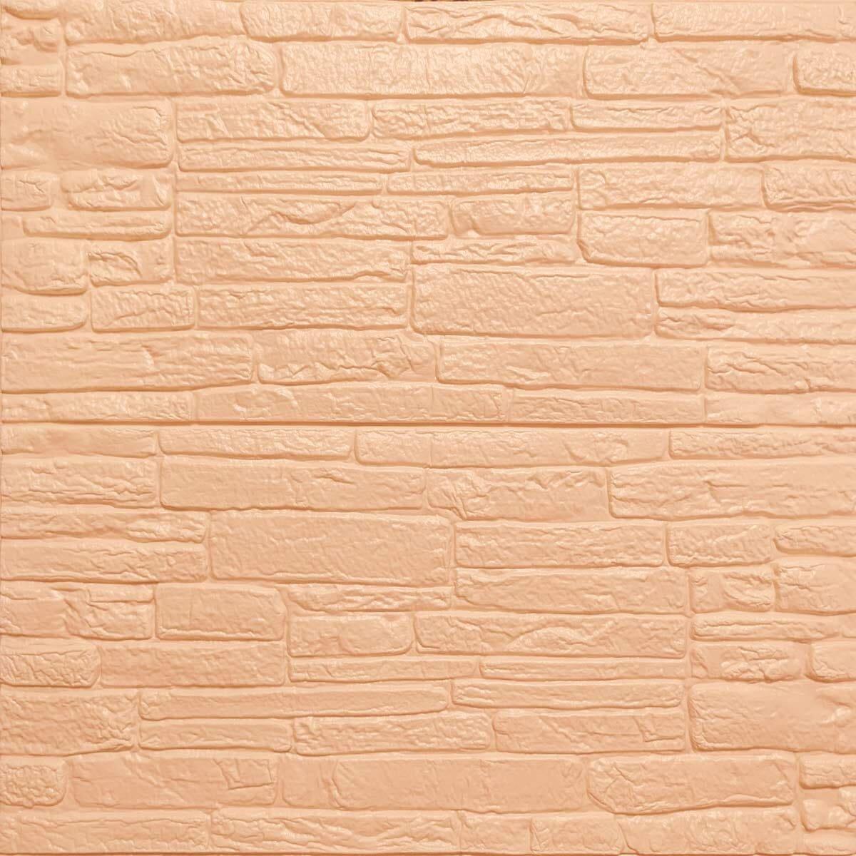 Самоклеюча 3D панель культурний камінь кашемір 700x600x8мм (190) SW-00000722, фото 1