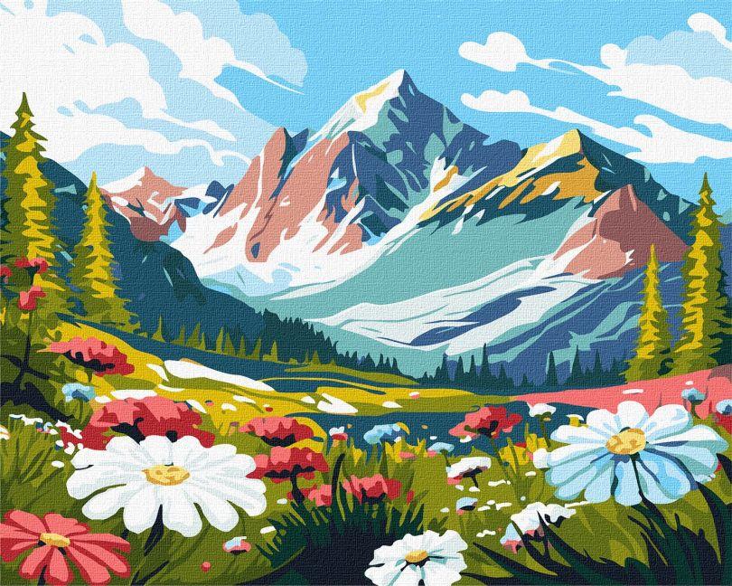 Акційна Картина Розмальовка Ідейка Контрасти природи ©art_selena_ua (KHO2896) 40 х 50 см