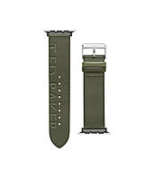Годинники Ted Baker "Ted" Engraved Leather Light Green Keeper smartwatch band compatible with Apple watch strap 42mm, 44mm Green,