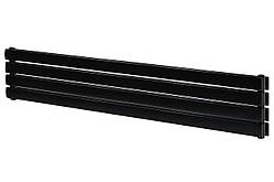 Горизонтальний дизайнерський радіатор опалення ARTTIDESIGN Livorno ІІ G 4/272/2200/50 чорний матовий