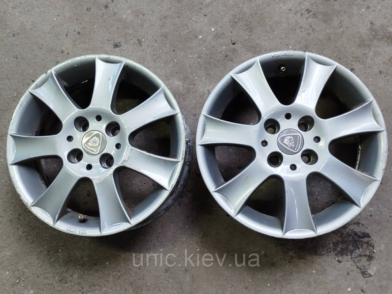 Диски легкосплавні R15 Renault Megane 2 / Scenic 2 б/в (темно сірі)