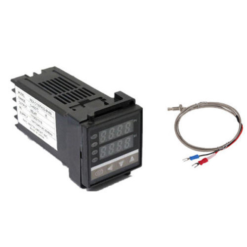 Цифровий ПІД-регулятор температури REX-C100FK02-V*AN + термопара, OUTPUT SSR