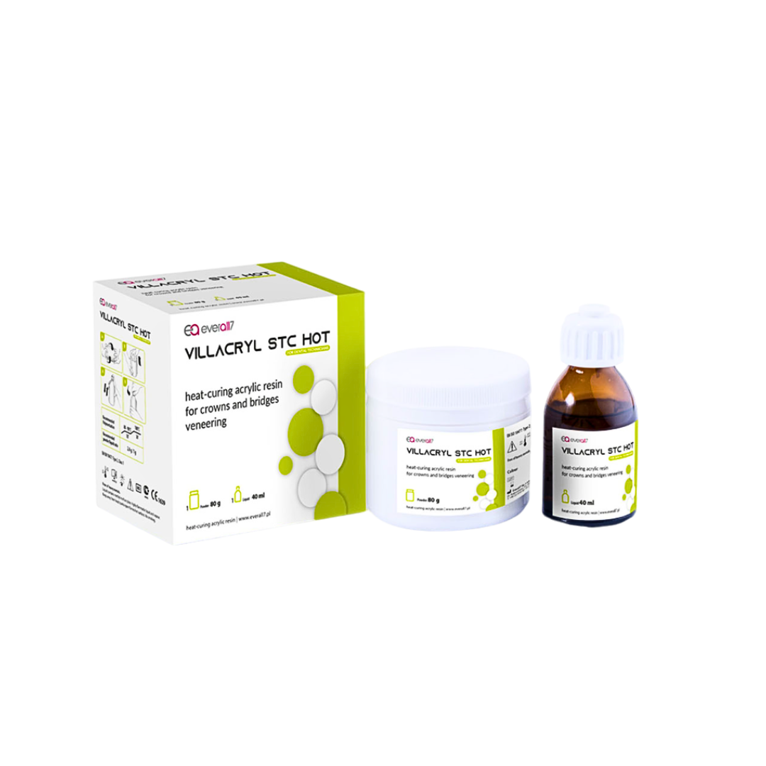 Villacryl STC Hot (Віллакрил СТЦ Хот) A2, облицювальна пластмаса, 80г порошок + 40мл рідина