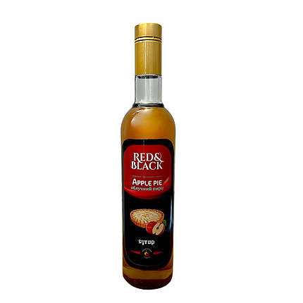 Сироп ТМ "Red & Black" Яблучний пиріг 900г., фото 1