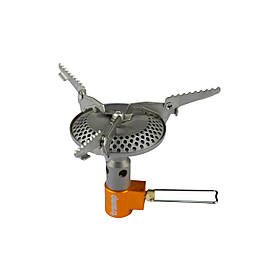 Газовий пальник Tramp UTRG-048 титановий, складаний, 48 г + балон у подарунок!