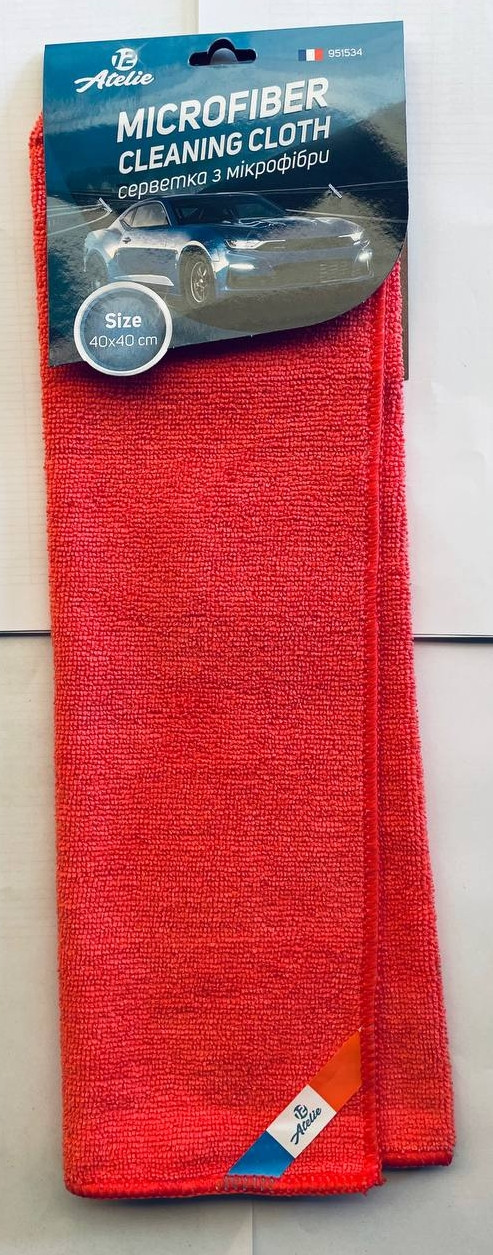 Серветка очисна з мікрофібри 40 см*40 см, фото 1