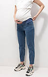 Темно-блакитні джинси МОМ для вагітних із тонкого джинсу S, фото 4