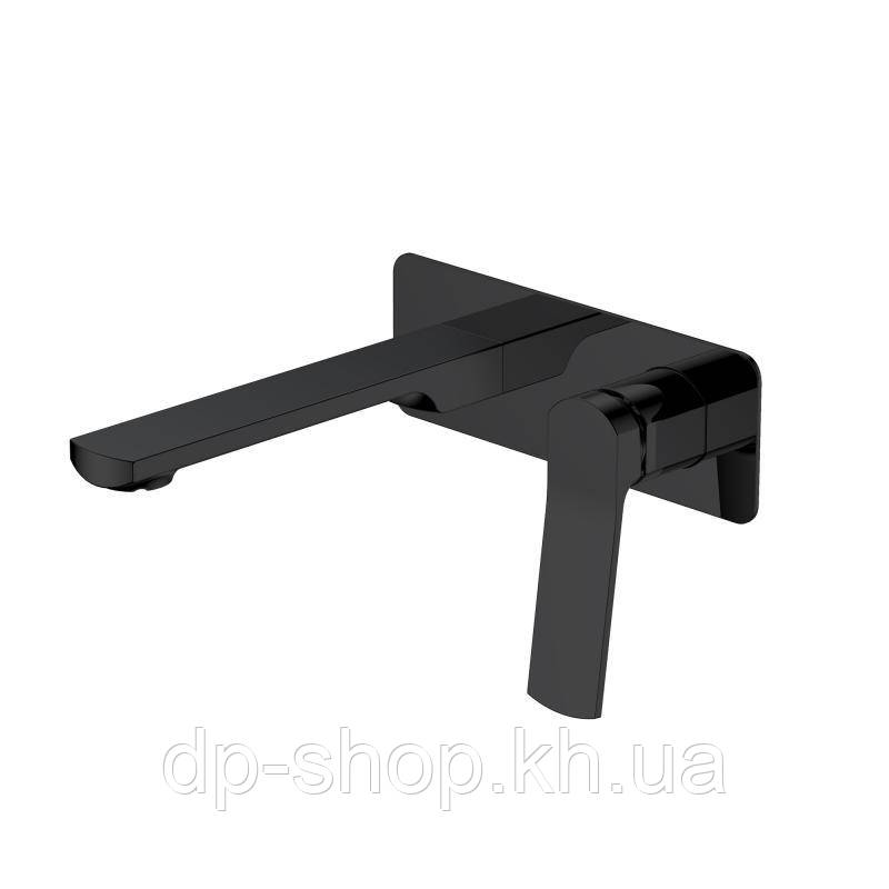 Змішувач для раковини Qtap Slavonice прихованого монтажу QTSLA3040103DB Black Matt, фото 1