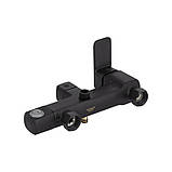 Душова система для кабіни Qtap Capricorn на три споживачі (з виливом) 53103KNB Black Matt, фото 8