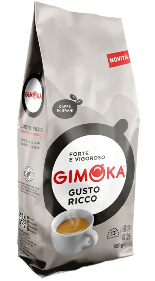 Кава в зернах Gimoka Gusto Ricco Bianco 1 кг Італія