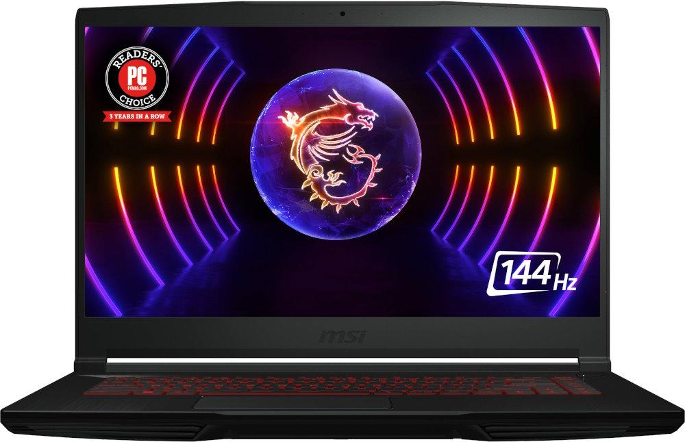 Ноутбук MSI THIN GF63, 15'6 (144Hz), Core i5-12450H, RTX2050, 15'6 Full HD, 8 ГБ, 1 ТБ SSD