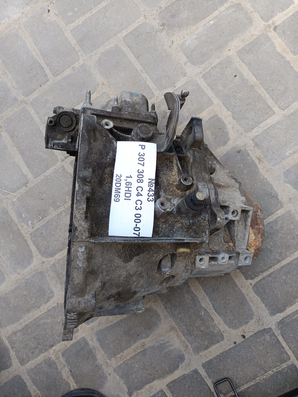 №433 Коробка передач 20DM69 для Peugeot 307 308 Citroen C4 C3 1.6HDI 00-07