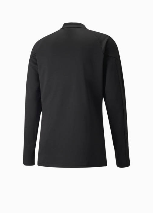 Кофта чоловіча Puma individualFinal 1/4 Zip XXL Trai Black-Neon Citrus, фото 2