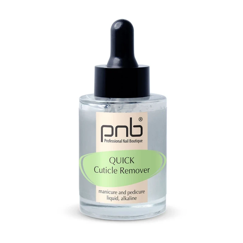 Засіб для видалення кутикули PNB Quick Cuticle Remover, швидкодіючий, лужний, 30 мл