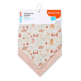 Нагрудник хустинка 2 шт 879 BabyOno, Ферма