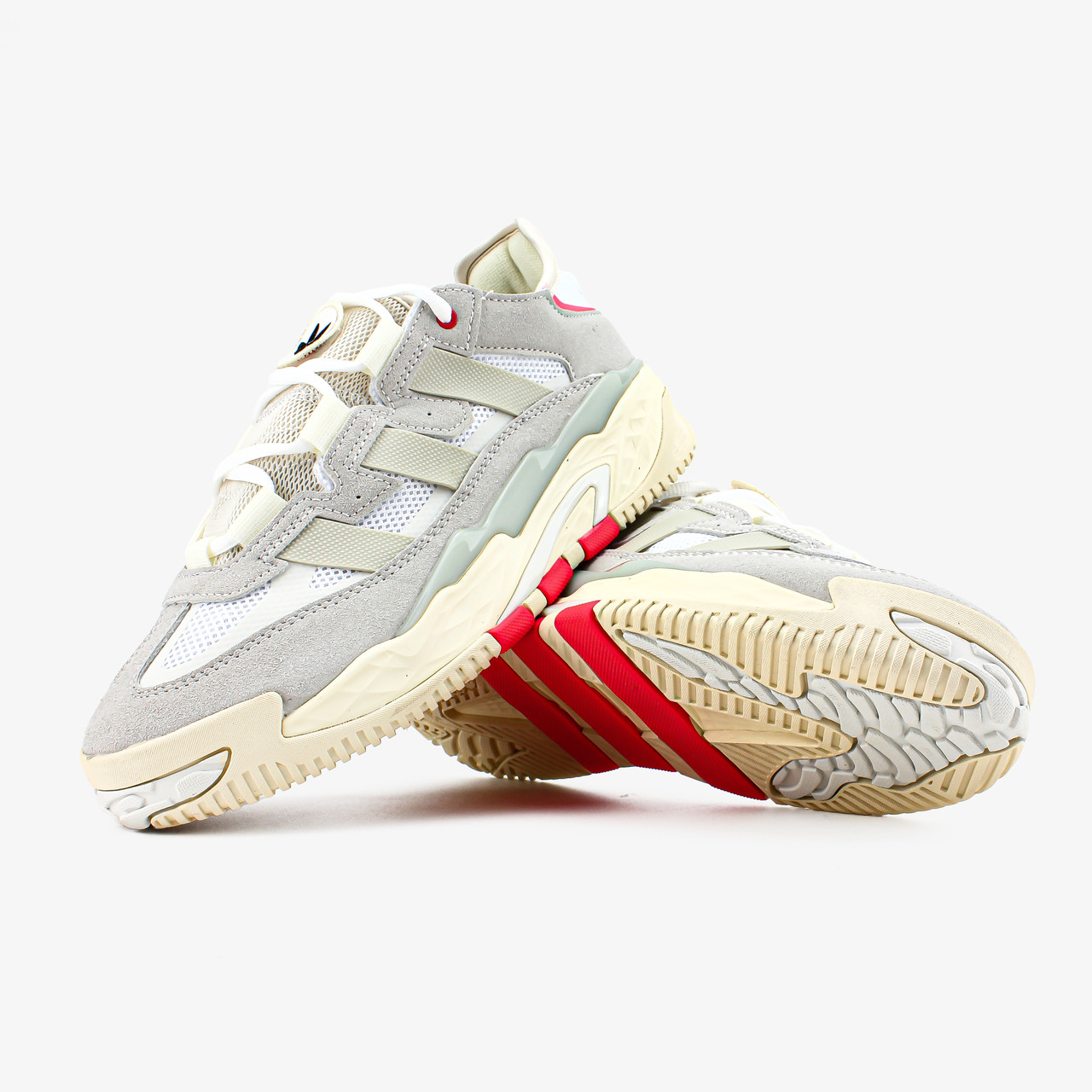 Чоловічі кросівки Adidas Niteball Beige Orange Адідас Найтбол бежеві замша демісезон