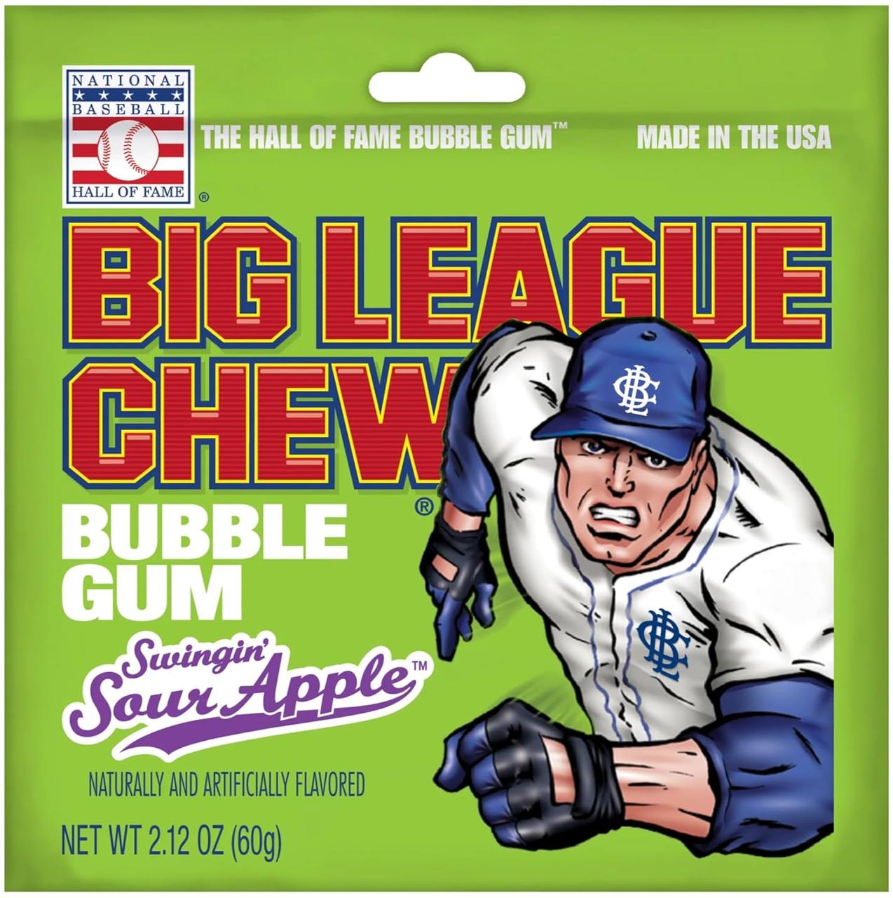 Жувальна гумка Big League Chew Bubble Gum зі смаком яблука 60г, фото 1
