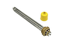 Тен для електрокотла Kawai 1½" 6 кВт 380 В, 3 нагрівальних елементи