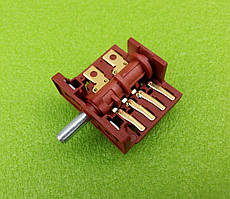 Перемикач п'ятипозиційний AC424A (AC4) вал 424 / 16А / 250V / Т150 (контакти зовні 4+4) ARGESON, Туреччина